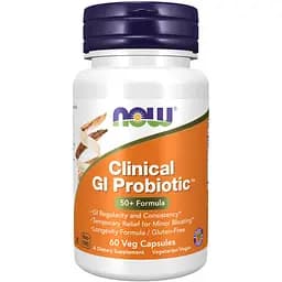 Пробіотик Now Foods Clinical GI Probiotic 60 капсул