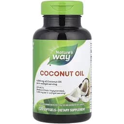 Натуральная добавка Nature's Way Coconut Oil, 120 капсул