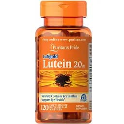 Лютеїн з зеаксантином Puritan's Pride 20 мг 120 капсул