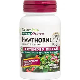 Натуральна добавка NaturesPlus Herbal Actives Hawthorne 300 mg 30 таблеток