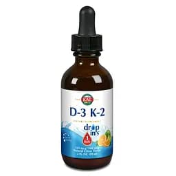 Вітаміни та мінерали KAL Vitamin D-3 K-2 Drop, 59 мл - мініатюра 2