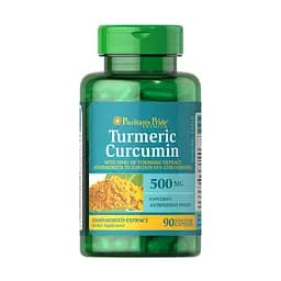 Куркуума Puritan's Pride Turmeric Curcumin 500 mg, 90 капсул