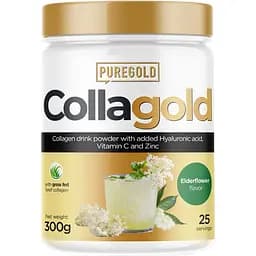 Препарат для суставов и связок Pure Gold Protein CollaGold Бузина 300 г