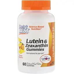 Зеаксантин і лютеин Doctor's BestLutein & Zeaxanthin Gummies манго 60 желейних цукерок