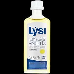 Набір: Омега-3 Lysi жирні кислоти EPA/DHA у рідині зі смаком лимона 240 мл + Омега-3 Lysi риб'ячий жир з печінки тріски з вітамінами A, D, E зі смаком лимона та м'яти 240 мл - мініатюра 2