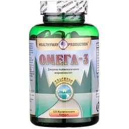 Дієтична добавка Healthyway Production Омега-3, 120 капсул