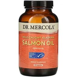 Аляскинский риб'ячий жир Dr. Mercola Wild Caught Alaskan Salmon Oil 90 капсул