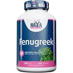 Натуральна добавка Haya Labs Fenugreek 600 mg 120 таблеток