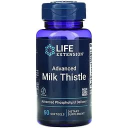 Натуральна добавка Life Extension Advanced Milk Thistle 60 капсул
