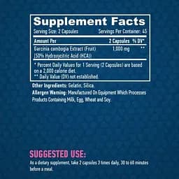 Екстракт гарцинії камбоджійської Haya Labs Garcinia Cambogia 500 мг 90 капсул (820200) - мініатюра 2
