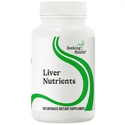 Поживні речовини Seeking Health Liver Nutrients для печінки 60 вегетаріанських капсул