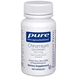 Дієтична добавка Pure Encapsulations Chromium Picolinate 500 мкг 60 капсул