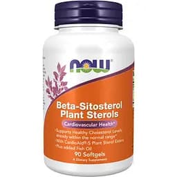 Бета-ситостерол Now Foods Beta-Sitosterol Plant  90 капсул