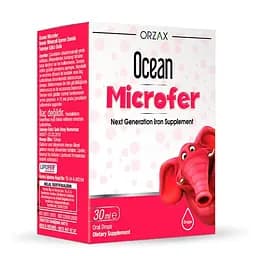 Мікрокапсульоване залізо Orzax Ocean Microfer Drop 30 мл для щоденних потреб дітей у залізі