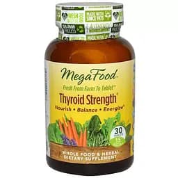 Сила щитоподібної залози MegaFood 30 таблеток