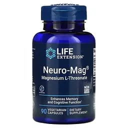 Вітаміни та мінерали Life Extension Neuro-Mag, 90 вегакапсул - мініатюра 1