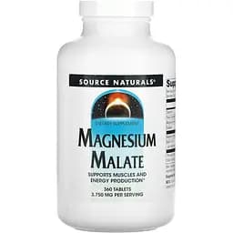 Магній малат Source Naturals Magnesium Malate 1250 мг 360 таблеток
