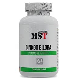 Екстракт гінкго білоба MST Nutrition Ginkgo Biloba, 120 капсул для підтримки пам'яті, мозку та кровообігу - мініатюра 1