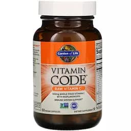 Сирий Вітамін С Garden of Life RAW Vitamin C 60 вегетаріанських капсул