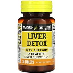Детокс печінки Mason Natural Liver Detox 30 пігулок