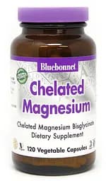 Вітаміни та мінерали Bluebonnet Nutrition Chelated Magnesium, 120 вегакапсул