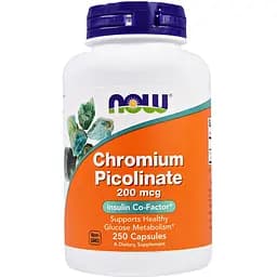 Хром Now Chromium Picolinate 200 мкг 250 капсул