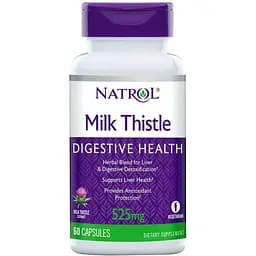 Натуральна добавка Natrol Milk Thistle 525 mg 60 капсул