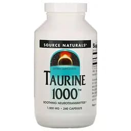 Таурин Source Naturals 1000 мг 240 капсул