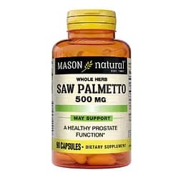 Со Пальметто Mason Natural Saw Palmetto Здоровье простаты 500 мг 90 капсул