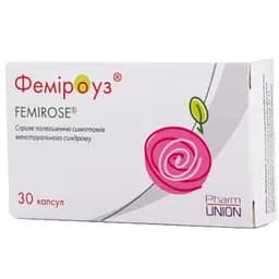 Капсули для полегшення симптомів менструального синдрому Феміроуз 30 шт.
