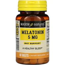 Мелатонин Mason Natural Melatonin 5 мг 60 таблеток