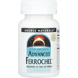 Залізо Source Naturals Advanced Ferrochel 90 таблеток