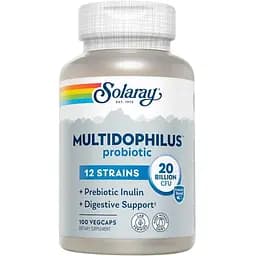 Пробіотики і пребіотики Solaray Multidophilus 12 20 Billion CFU, 100 вегакапсул