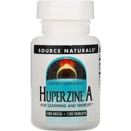 Натуральная добавка Source Naturals Гуперзин А 100 мкг 120 таблеток