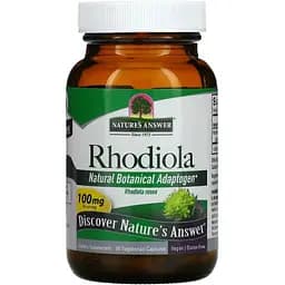 Родиола Nature's Answer Rhodiola 100 мг 60 вегетарианских капсул