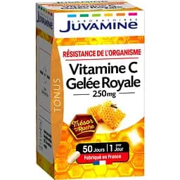 Натуральна добавка Juvamine Сила організму Вітамін C + маточне молочко Сила організму 50 капсул