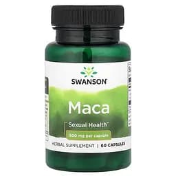 Мака Swanson Maca 500 mg 60 caps (1086-100-50-6275531-20)