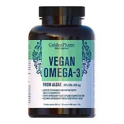 Омега-3 Golden Pharm Веганські капсули 1005 мг 120 шт.
