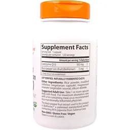 Коензим Q10 з біоперином Doctor's Best High Absorption CoQ10 with BioPerine 100 мг 120 гелевих капсул - мініатюра 2
