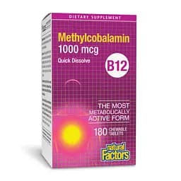B12 Methylcobalamin 1000 mcg - 180 tabs - мініатюра 1