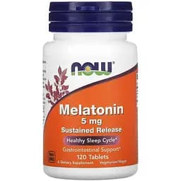 Мелатонин Now Foods Melatonin 5 мг 120 таблеток