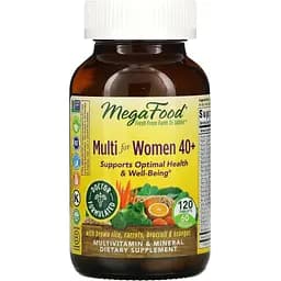 Мультивітаміни для жінок 40+ MegaFood Multi for Women 40+ 120 таблеток - мініатюра 2