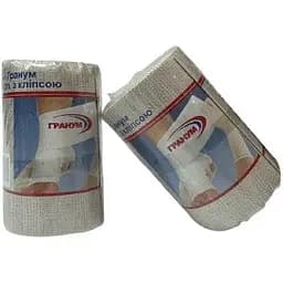 Бинт эластичный медицинский Гранум средней растяжимости с клипсой 8 см 2 м