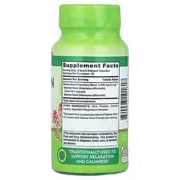 Валеріана Nature's Truth Valerian Root корінь 2400 мг 90 капсул швидкого вивільнення - мініатюра 2
