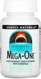 Витамины и минералы Source Naturals Mega-One, 30 таблеток