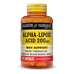 Натуральна добавка Mason Natural Alpha-Lipoic Acid 200 mg, 60 капсул