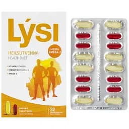Омега-3 Lysi Health duet комплекс с мультивитаминами капсулы 1000 мг №64