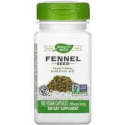 Фенхель Nature's Way Fennel 480 мг 100 капсул