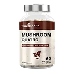 Суміш грибів True Health Mushroom Quatro, 60 вегакапсул - мініатюра 1