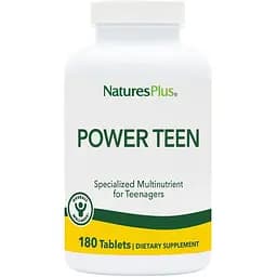 Мультивітаміни для підлітків NaturesPlus Source of Life Power Teen 180 таблеток